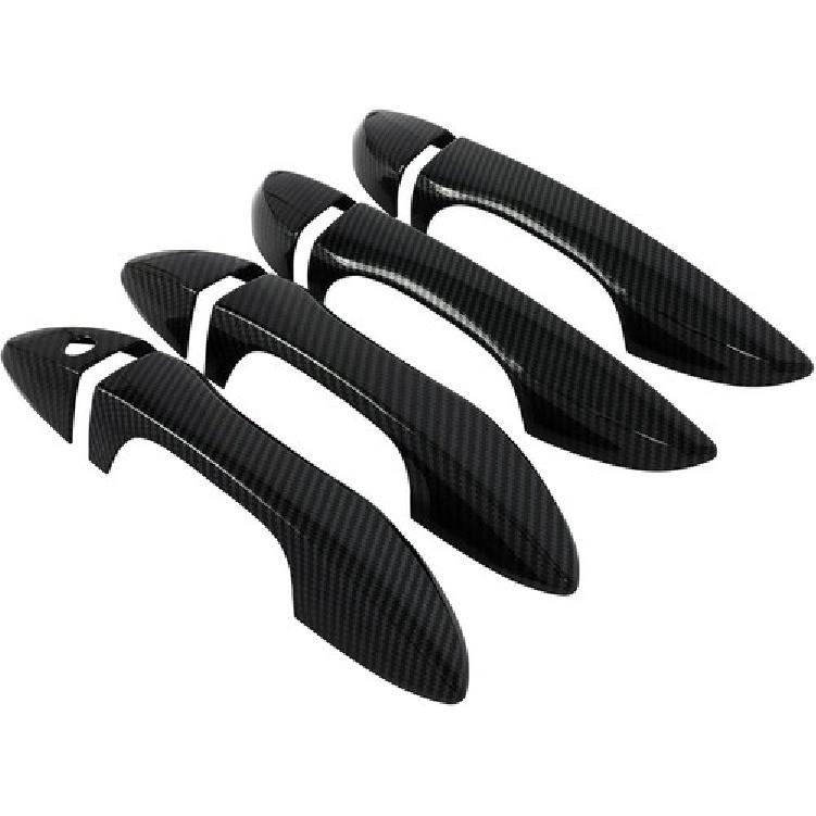 8Pcs Carbon Fiber Car Door Handle Cover Trim For Toyota Corolla Altis 2014-2018