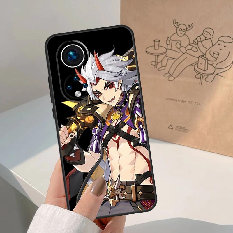 Arataki Itto Genshin Impact Case For Honor Magic 8 Pro 5 6 7 Lite Honor 200 400 Pro X9c X9b X9a X8a X8b 50 70 90 Cover
