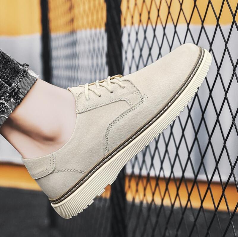 Classic Genuine Leather Casual Shoes Sneakers Man Elevator Shoes Men Sports Leisure Taller