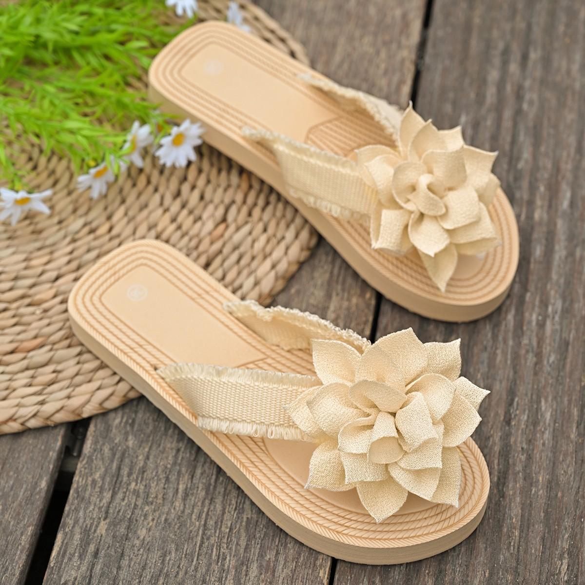 

Летние новые большого размера шлепанцы с толстой подошвой и рисунком «елочка», крутые шлепанцы однотонные с цветком, универсальные, модные, в стиле ретро, повседневные, крутые шлепанцы 42