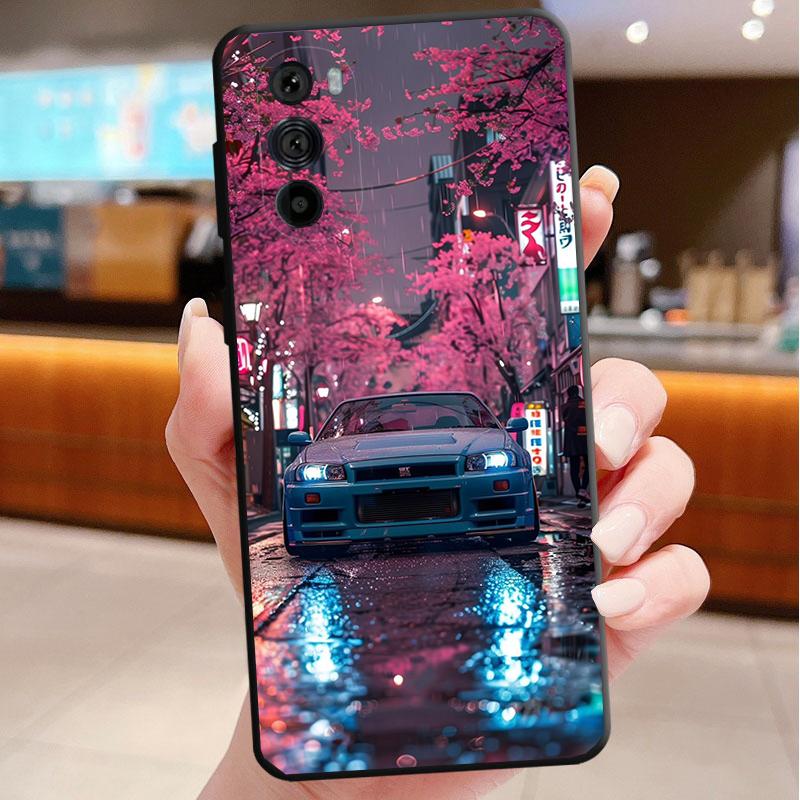 Phone Case For Motorola Edge 50 40 Pro 60 50 40 30 Ultra Neo Fusion Moto G Play G Stylus G Power G Japan Car Anime