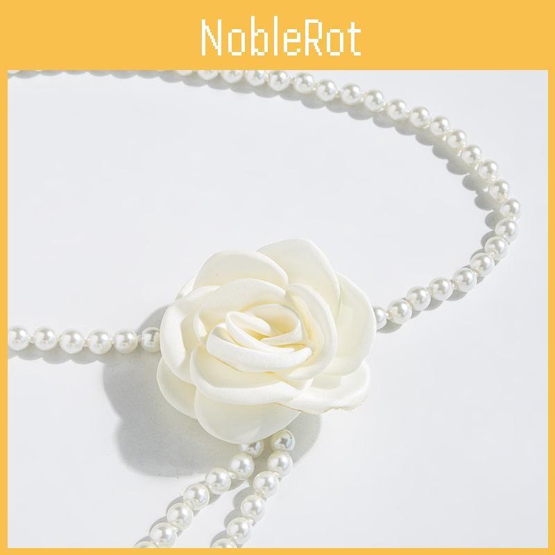 Hanfu Waist Elegant Chain With Pearl Elements For Formal Costume Traditional