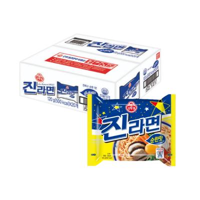 Ottogi Jin Ramyun Mild Flavor, 20 Pieces