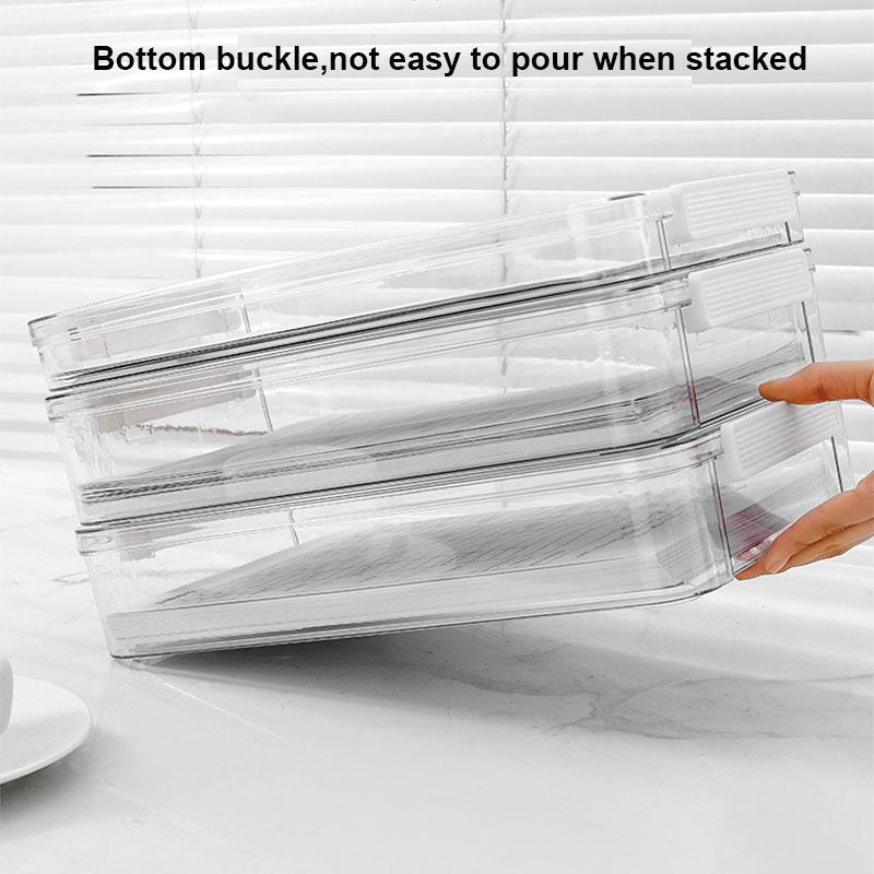 Clear PET Desktop Organizer Box, Thick A4 File Holder, Waterproof & Stackable Office Document Storage