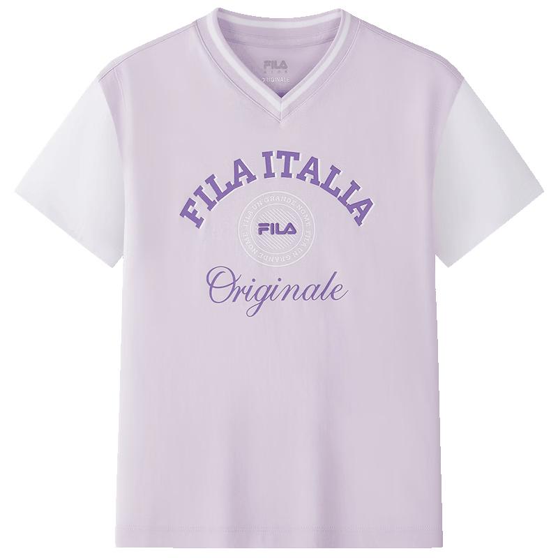 FILA Kids' Short Sleeve V-Neck T-shirt