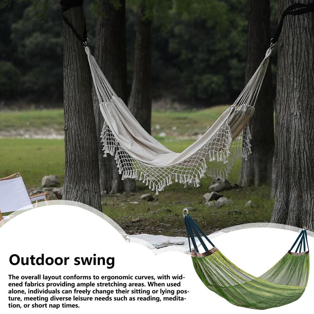 Camping Hammocks For Adults Camping Furniture Tree Hammock Portable Tree Swing With Strong Load Capacity For Outdoor Backyard