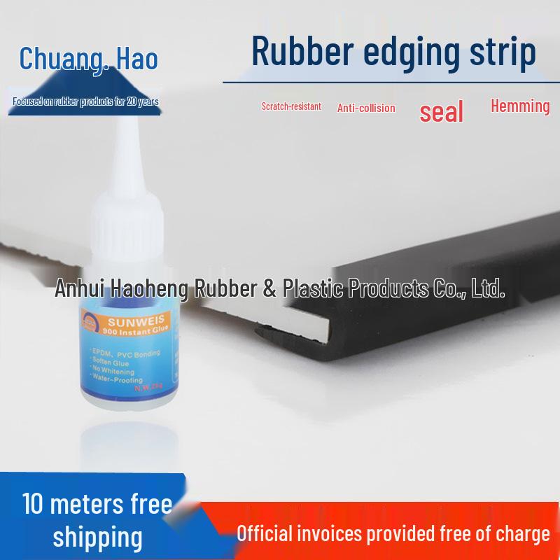 U-Shaped Rubber Anti-Collision and Edge Trim Sealing Strip