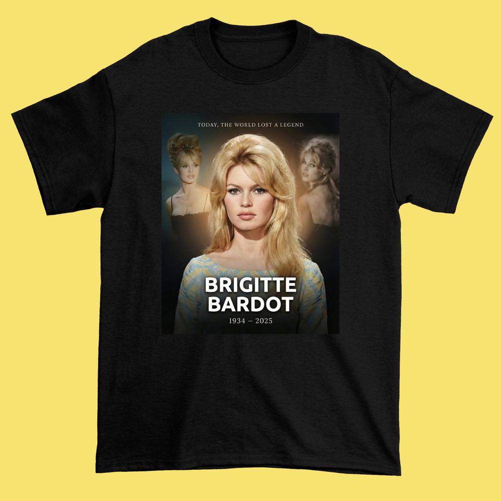 Brigitte Bardot Black Cotton Shirt Full size S-5XL Unisex H221 Unisex T-Shirt XXXL