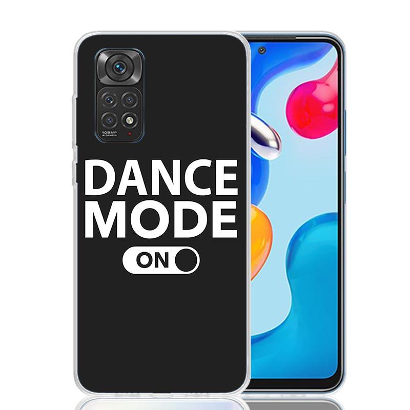 I Love Dance Phone Case For Xiaomi Redmi Note 15 14 13 12S 12 Pro Plus 11S 11E 11 11T 10S 10 Art Soft Pattern Cover Redmi Note 1