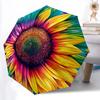 1pc Sunflower Bloom Automatic Folding Umbrella - 8-Rib Compact Travel Umbrella Durable & Portable for Outdoor Use, Perfect Gift for Birthdays069