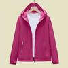 New Women's Windproof and Waterproof Jacket Casual Hooded Top Loose Trench Coat Jacket Jacket