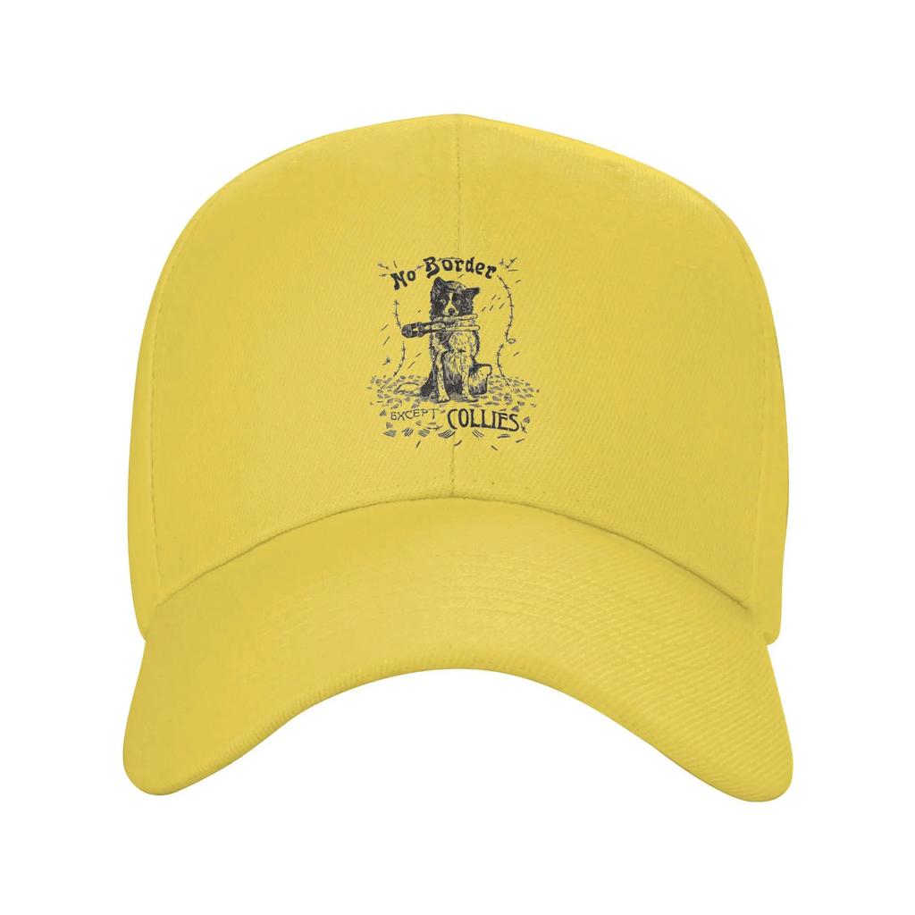 Unisex Baseball Hats No Border Except Collies Outdoor Streetwear Summer Sports Baseball Caps Hip Hop Cap Casquette Hats