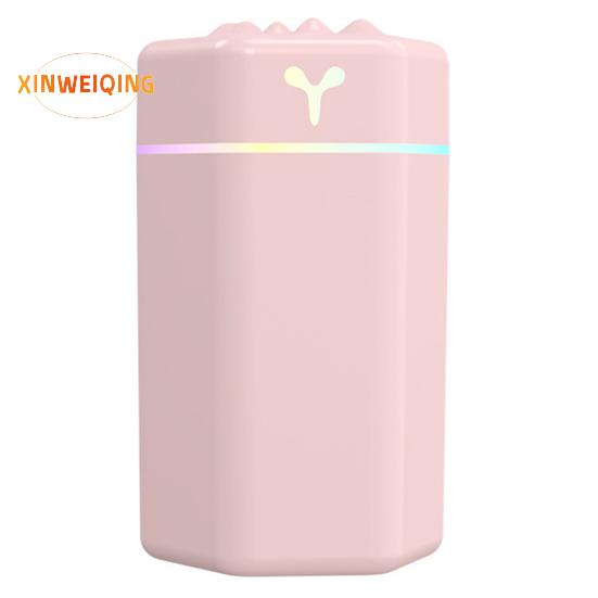 

1 комплект USB-увлажнителя объемом 260 мл — тонкое распыление, непрерывное/интервальное распыление, бесшумный диффузор с цветным ночным светом розовый