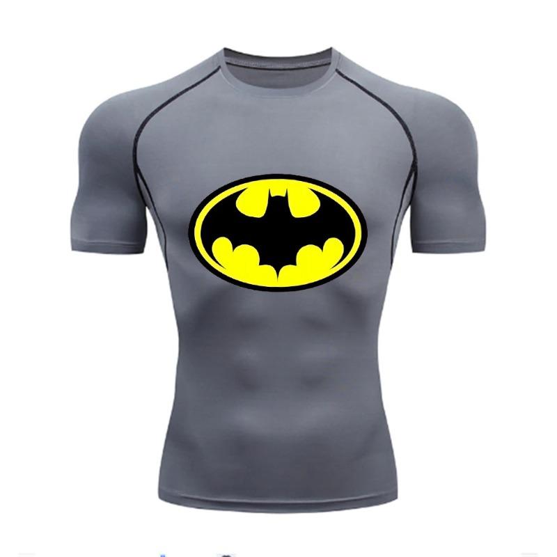 Summer Short Sleeve for Men Compression Tee Shirt Sport Quick Dry Gym Running T-shirt Casual Fitness Workout Undershirt Elasticity Top Tee