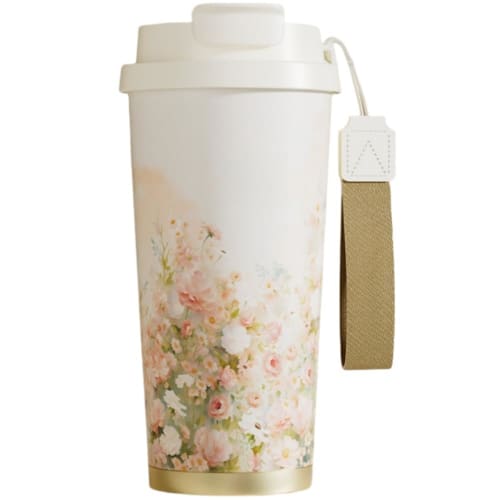 

316 Ceramic Thermos Cup Liner, Portable 520ml Large Capacity Keeps Coffee Warm or Cool, High-Quality Design, for School, Work, Travel, and Outdoor Use