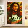 BOB MARLEY CANTANTE Arazzo Anime Fiore Hippie Tappeti da Parete Decorazioni per Stanza Decorazione da Parete Decorazioni per la Casa