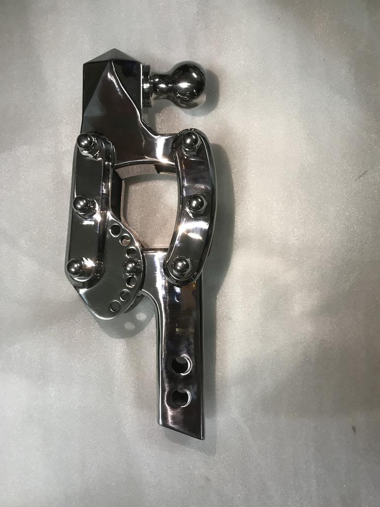 Adjustable Stainless Steel Rear Trailer Hook for Raptor F150, Tundra, Ram Ranger - Anti-Collision Trailer Ball