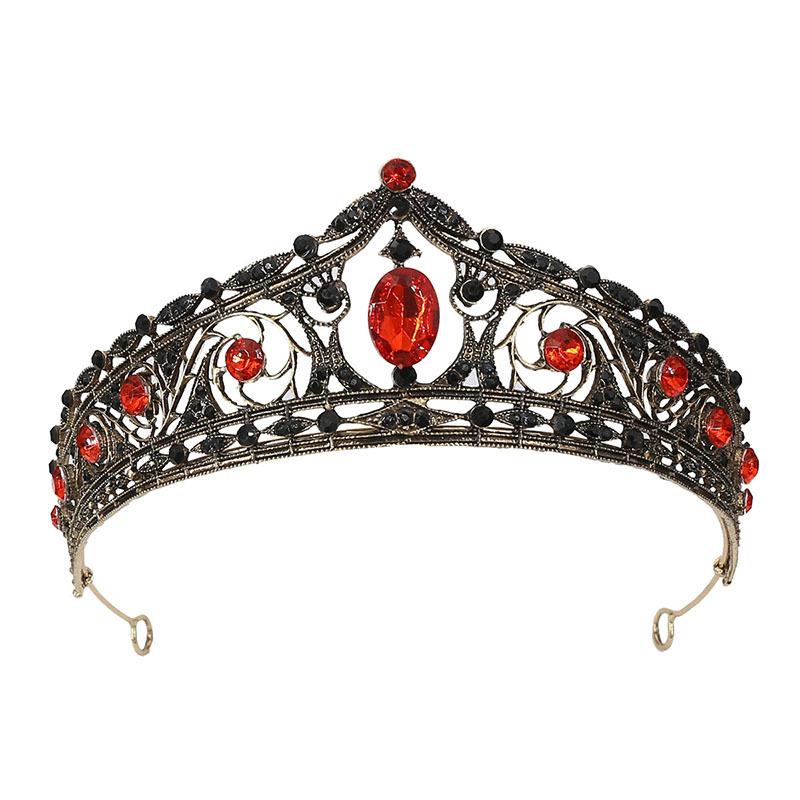 Bride Wedding Tiara Wedding Dress Accessories Alloy Rhinestone Headband Crown Birthday Crown Hair Accessories