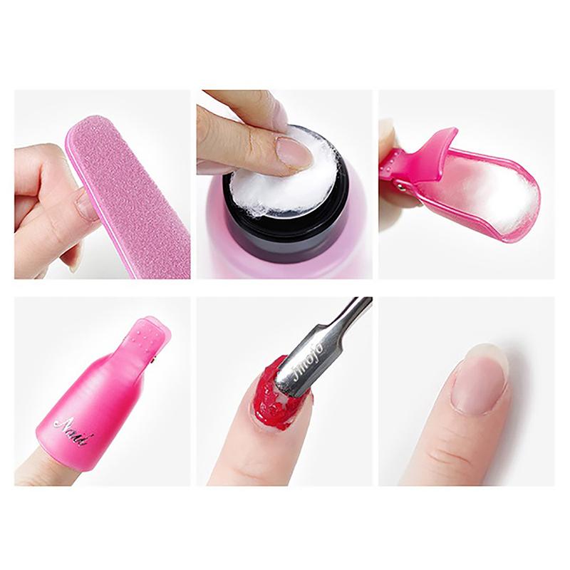 50/100/200 Pcs Nail Polish Remover Cotton Wool Balls Cleaning Tool Nail Art Cleaner Manicure Tools