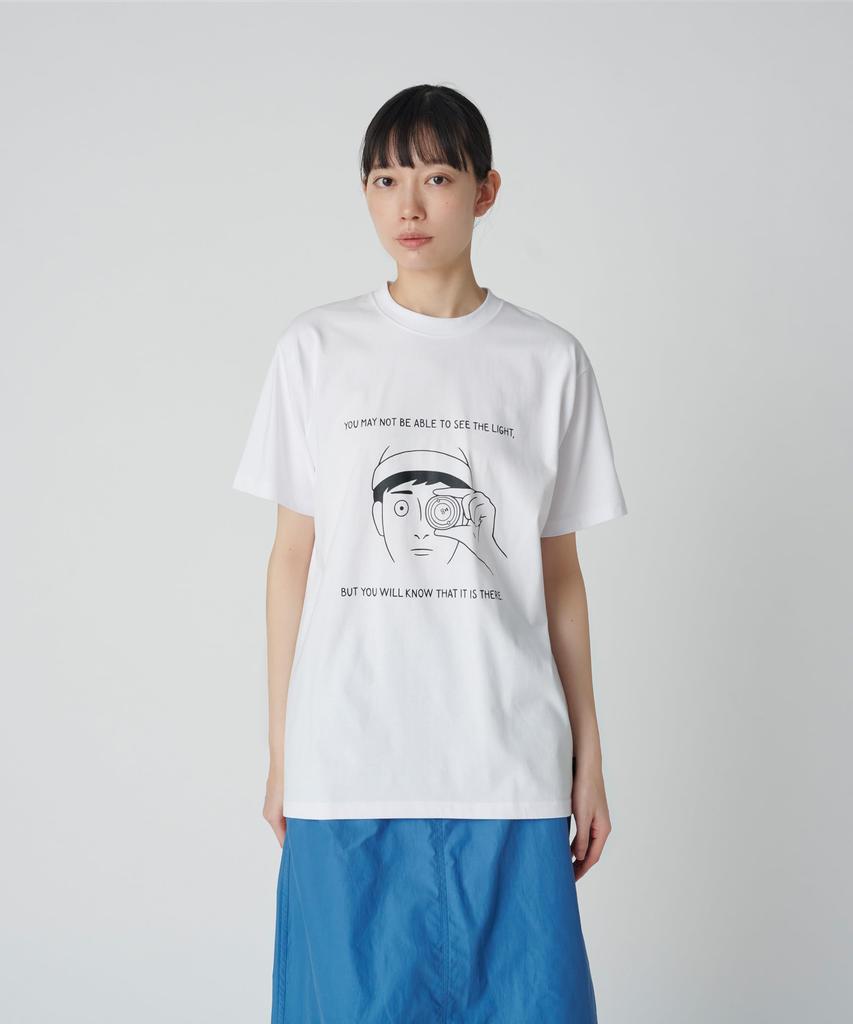 Lantern Eye Size S WHITE Festival Camping Outdoor [Snow Peak] T-shirt T-Shirt TS-25SU103