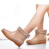 Rain shoes female adult fashion trend water boots water shoes non-slip waterproof velvet cotton thermal short tube platform rain boots four seasons