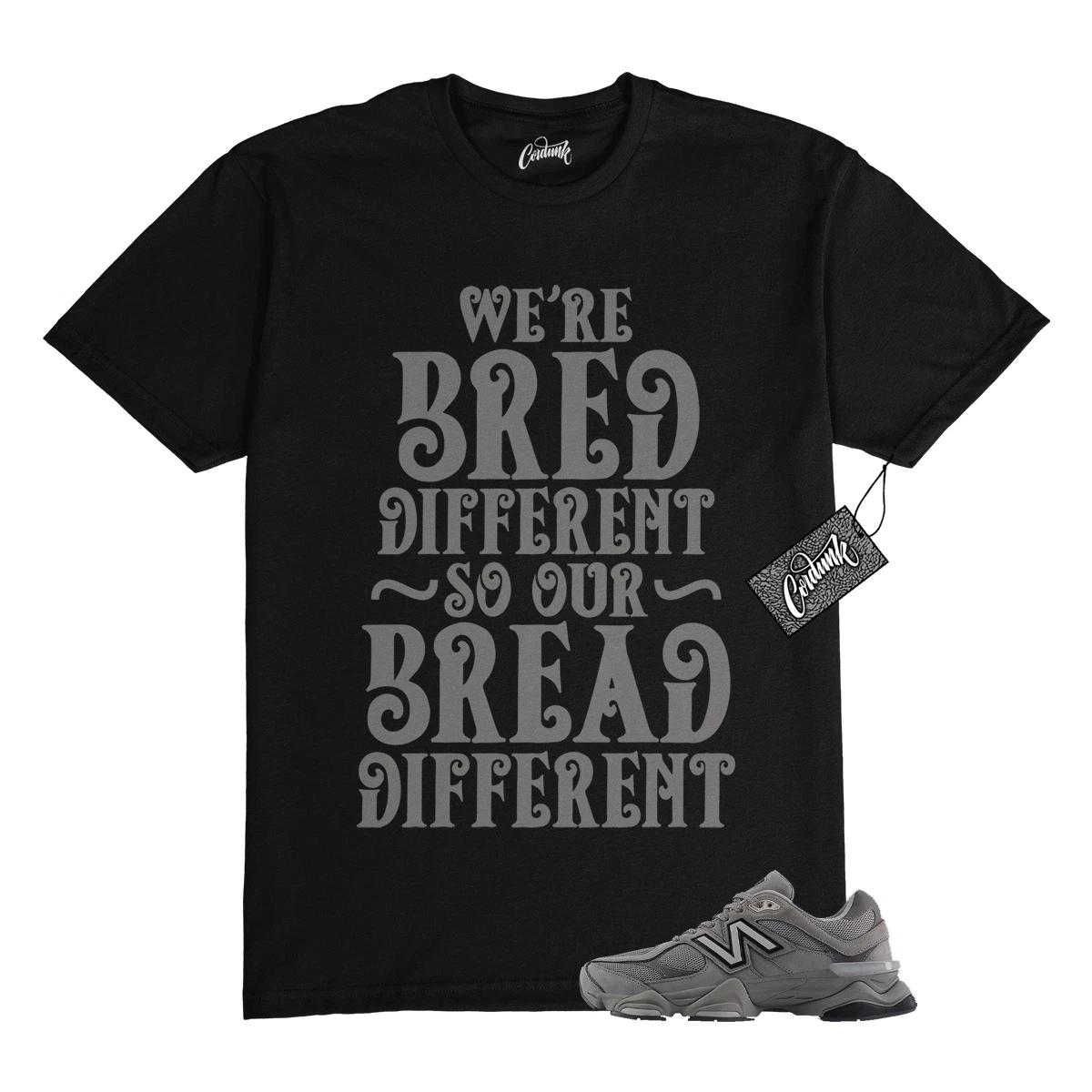 9060 Shadow Grey Castlerock Black T Shirt to Match BREAD 110