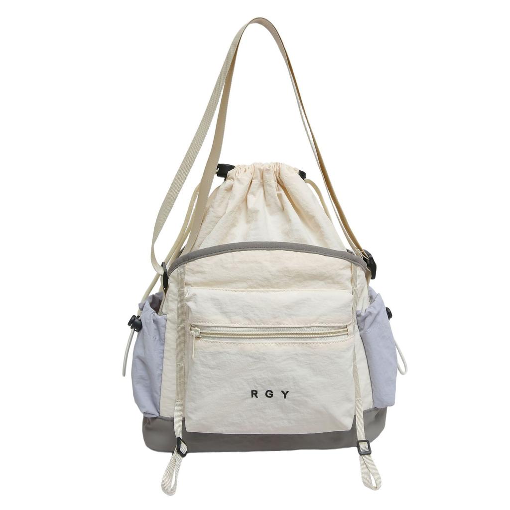 A High-quality, Fresh and Sweet Color-blocking Bucket Bag and A Lightweight Mountaineering Crossbody Bag