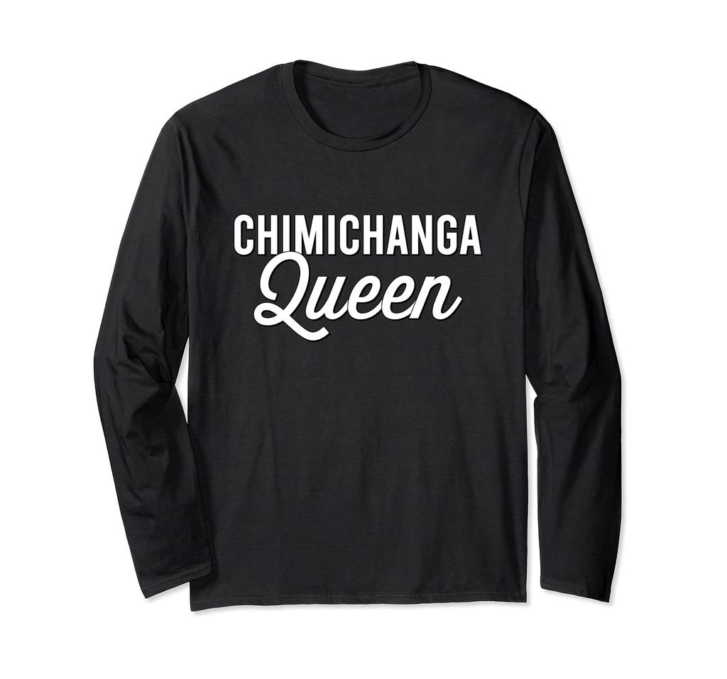 Funny Chimichanga Mexican Food Lover Gift Long Sleeve T-Shirt