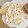 Sommerhose für Babymädchen Locker Mückensichere Hose Geblümte Laternenhose Neu Weich und Atmungsaktiv