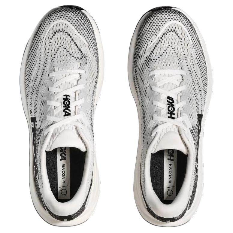 HOKA Rincon 4 White Black Men Sneakers 1155130-WBLC