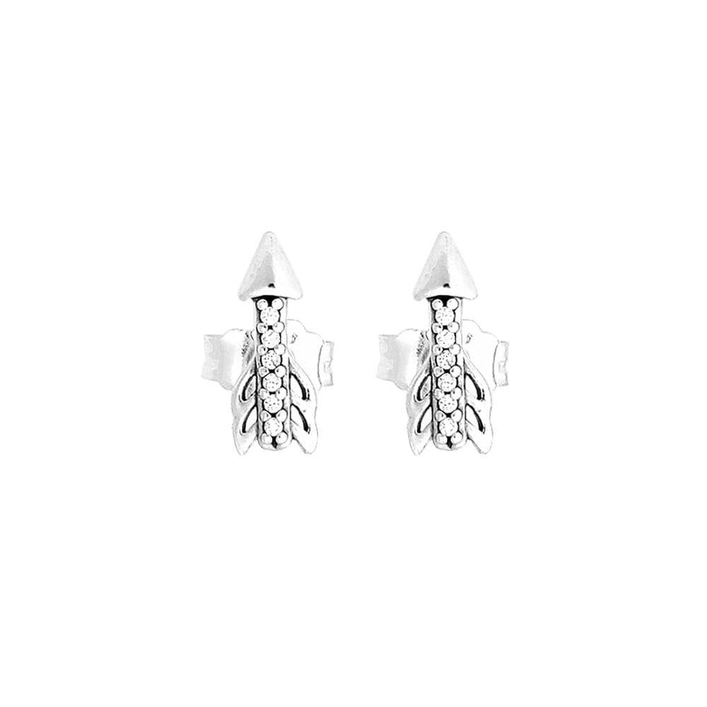 Pandora Sparkling Arrow Earrings 297828Cz