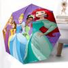 1pz Ombrello Pieghevole Principesse Disney, Piegatura Automatica. Ha Otto Costole Robuste, Rendendolo Comodo per l'Uso all'Aperto yy0729003