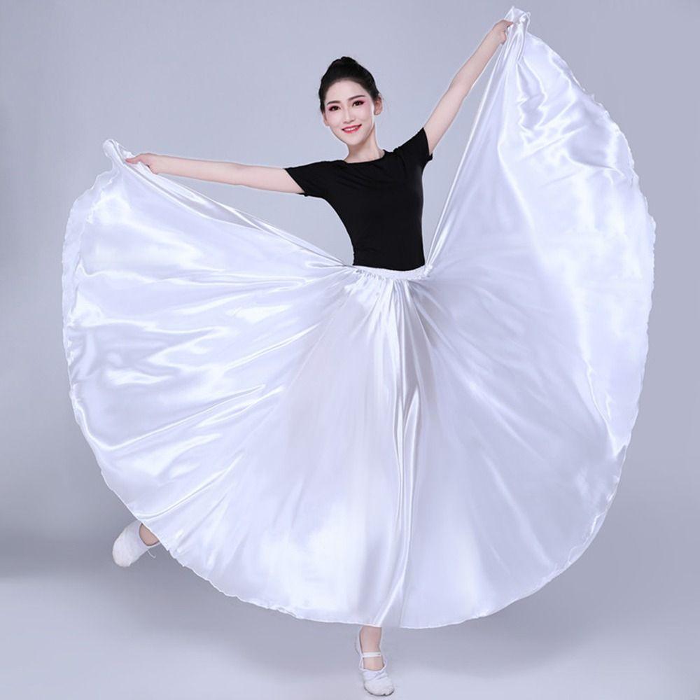 Carnival Spanish Flamenco Skirt Polyester Belly Dance Dress Fashion Paso Doble Dance Dress Women