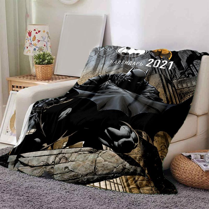 

Batman: The Dark Knight 2021 Wall CalendarPrint Blanket, Soft Blanket For Sofa Office Bed And Travelling Daughter Birthday Gift esj345 130cm×150cm（50in×60in）