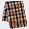 RECLOW BLOCK Tartan Check Muffler NAVY