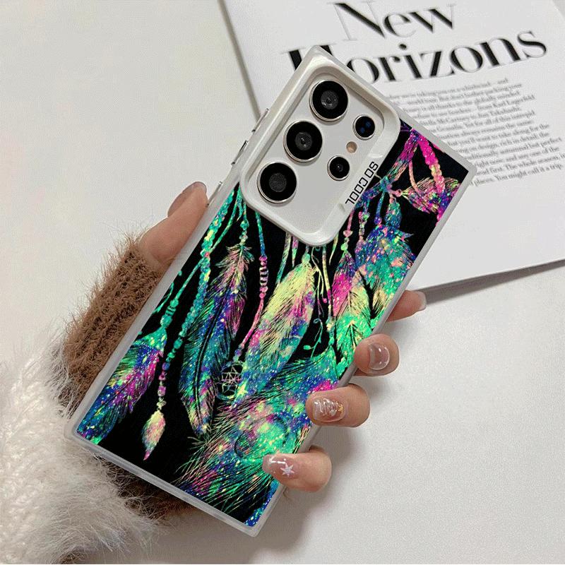 

Mandala Dreamcatcher Soft Phone Case for Samsung Galaxy S24 S25 FE S26 Edge S23 Ultra S22 Plus S21 + Shockproof Cover Back Shell Samsung S21 Plus