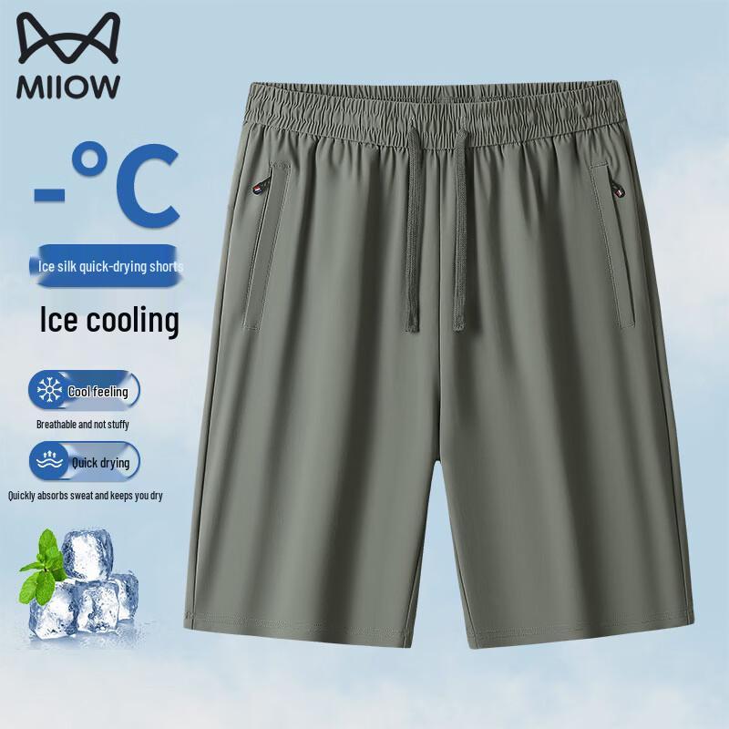 

Men s Cooling Ice Silk Quick-Dry Summer Shorts 5XL