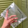 20pcs 20 Silk Sundries Sorting Bag HD Transparent Travel Sock Packaging Zipper Bag  Travel