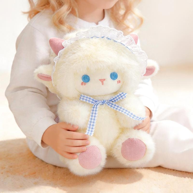 Sheep Plush Toys 19cm Lamb Stuffed Doll Squishy Kids Accompany Sleep Toy Adorably Home Decor Toys Birthday Surprise Gifts