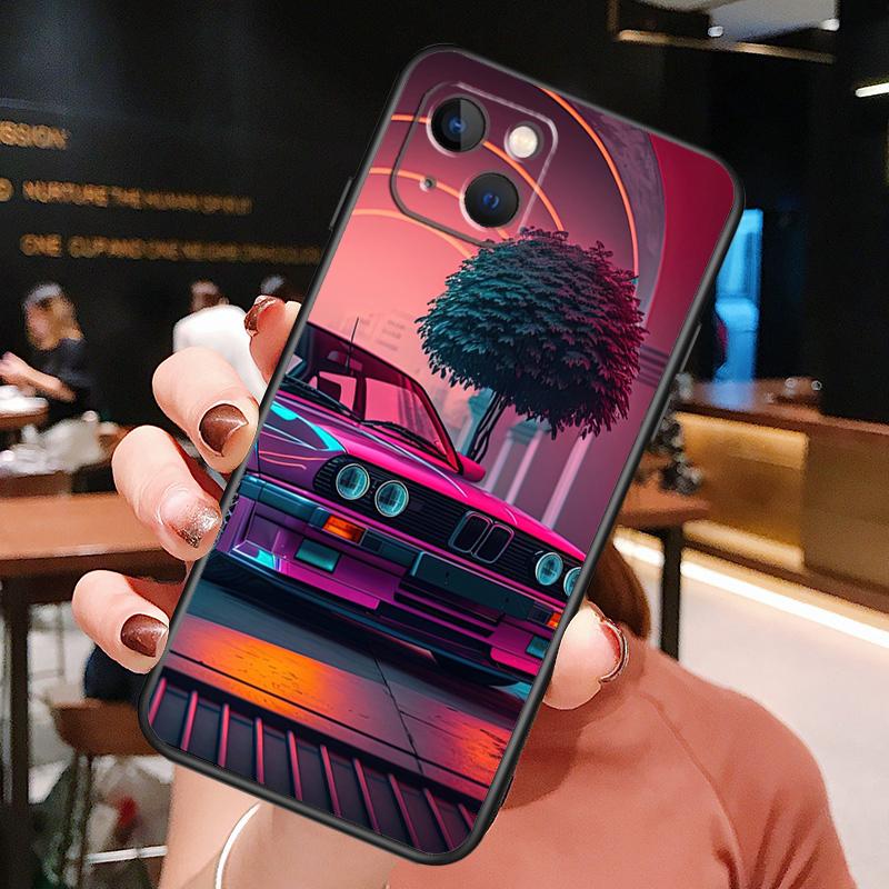 Japan JDM Sport Car Phone Case For iPhone 16 Pro Max 15 13 12 11 14 Pro Max Plus 12 13 Mini XR 16e Funda Cover