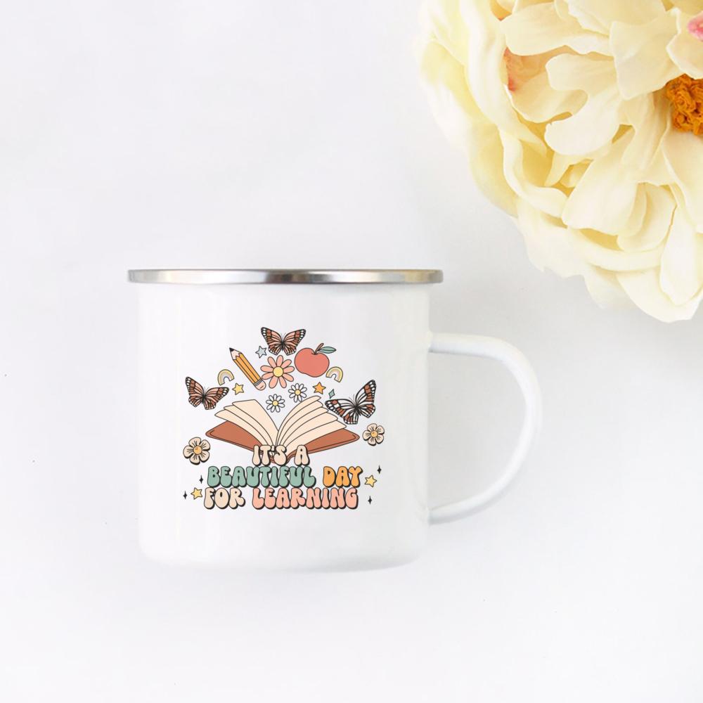 Teach Them Love Them Watch Them Grow Cute Teacher Floral Mug Back To School Teacher Appreciation Gift Teachers's Coffee Cup