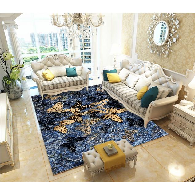 Chinese Style Carpet For Living Room Tea Table Mat Minimalist Sofa Area Rug Bedroom Bedside Carpet Soft Floor Covering