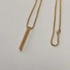 Copper Unisex Sporty Chain Necklace Personality Column Design Stainless Steel Pendant Hop Accessories New Jewelry