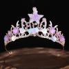 Tiaras Crystal Shell Mermaid Sea Star Crown Tiara Headband  Bride Wedding Hair Accessories