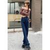American high street retro high-waisted small straight-leg pants versatile straight-leg jeans women's 2025 autumn and winter Korean version commuting