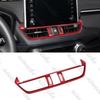 For Toyota RAV4 2019-2023 Gloss Red Central Console Air Outlet Vent Frame Trim