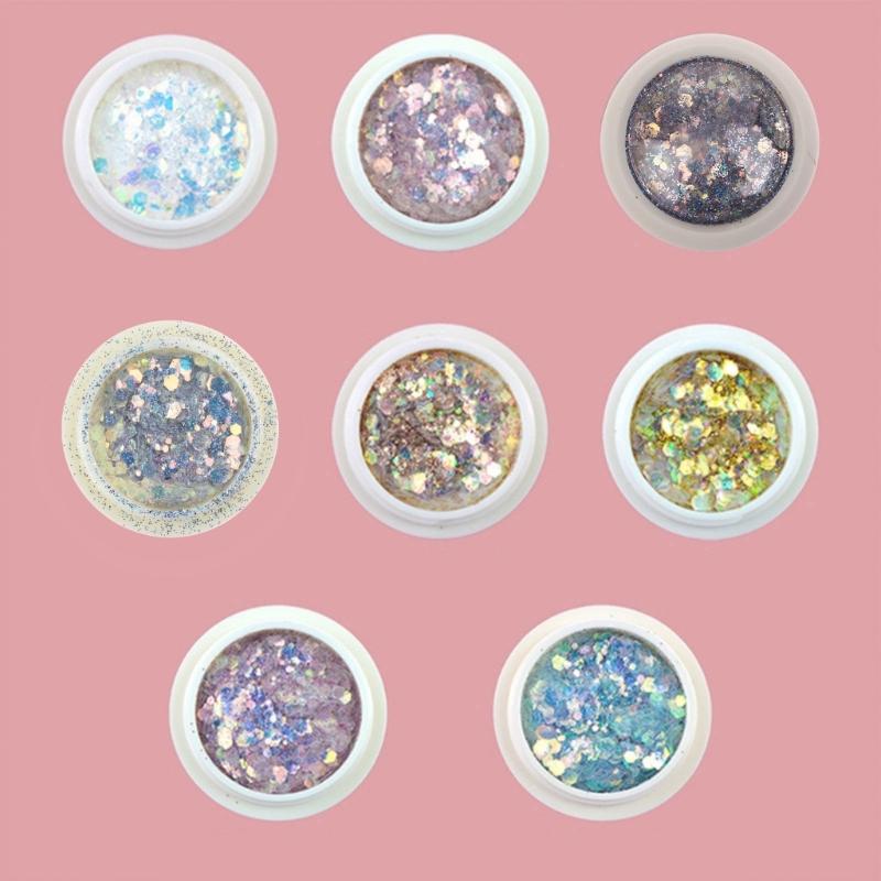 Diy Epoxy Resin Material Fairy Pupil Sequins Eye Makeup Sequins Color Powder Bright Gradient Pigment Manicure Crafts