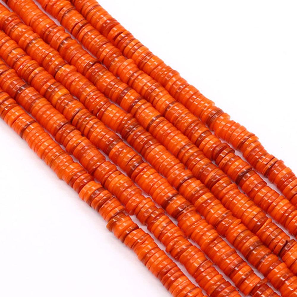 Naturalne Koraliki z Muszli - Okrągłe, Barwione, Dodatek do Naszyjnika DIY