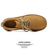 Derby shoes 2025 new British style lace-up yellow small leather shoes men's round head thick heel single shoes platform 177177-E