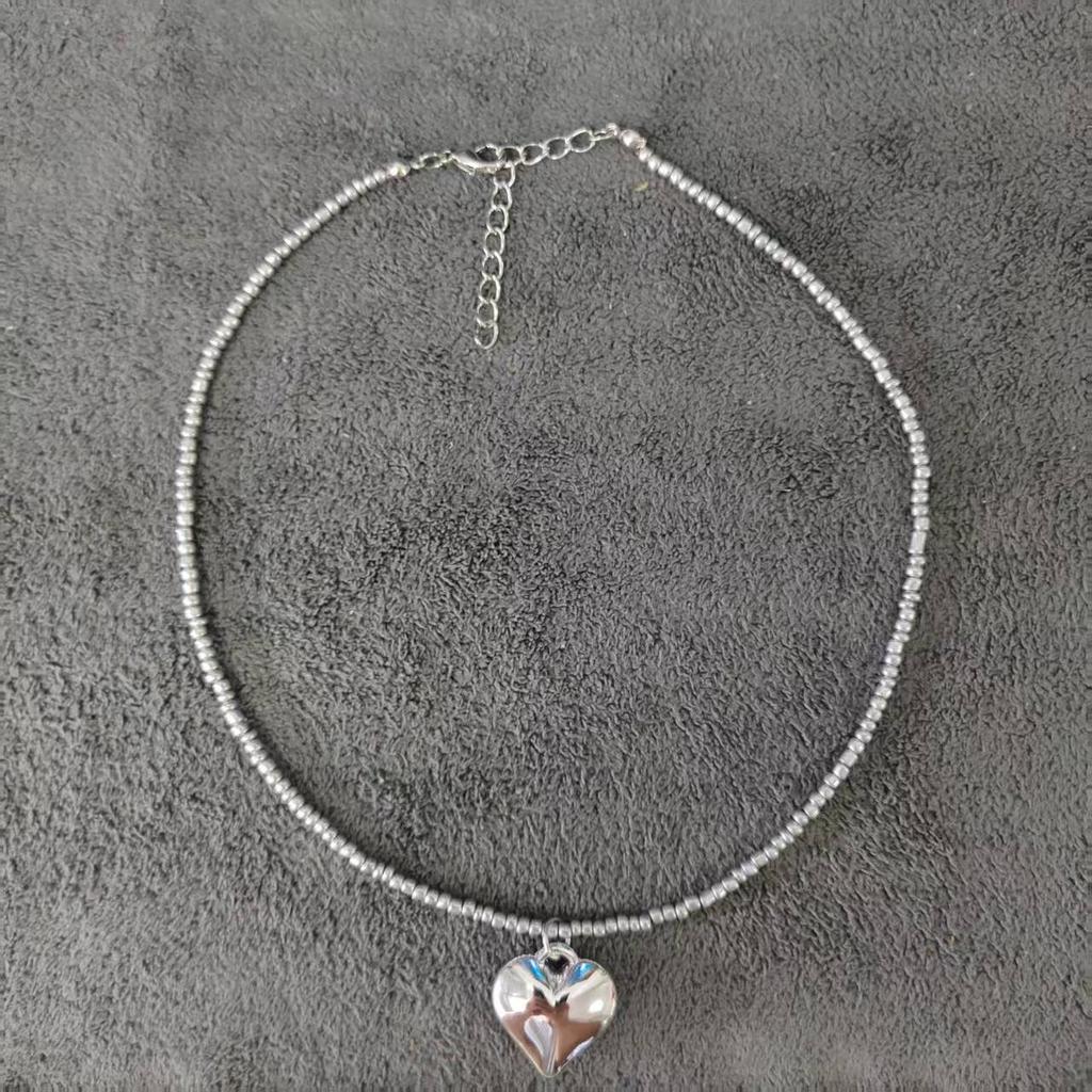 Silver Color beads Choker Female Necklace Bohemia Drop shipping Delicate Short Clavicle Necklace Women Jewelry For Women Girls